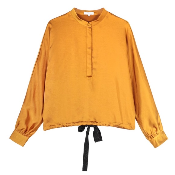 FRNCH – Satin Tie Back Blouse - Picture 2 of 10